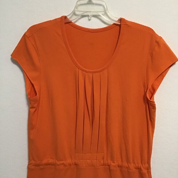 Lululemon Cotton Chill It Dress with Cap Sleeves and Cinch Waist Size L - Picture 8 of 14
